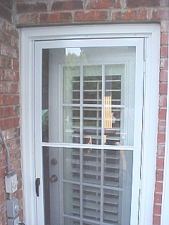 back door brick mold replacement